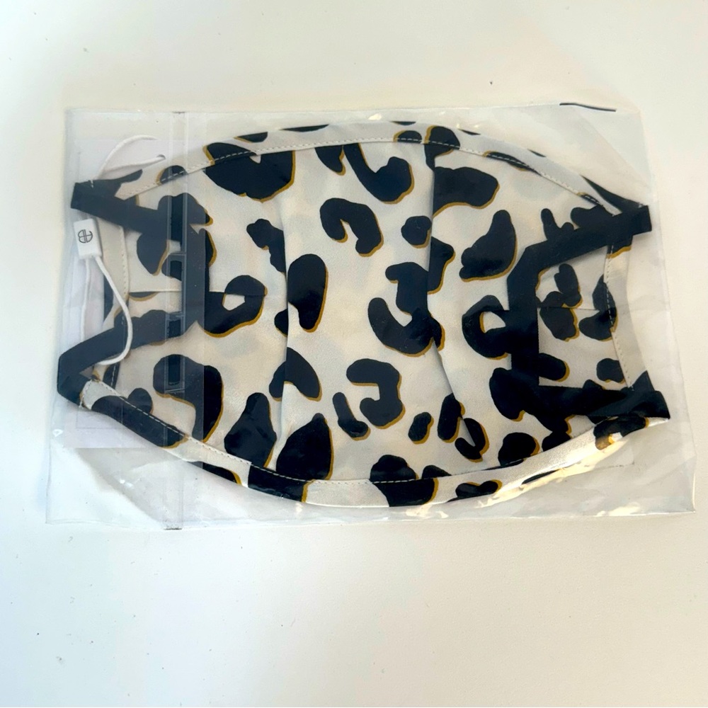 Anine Bing Silk face mask covering